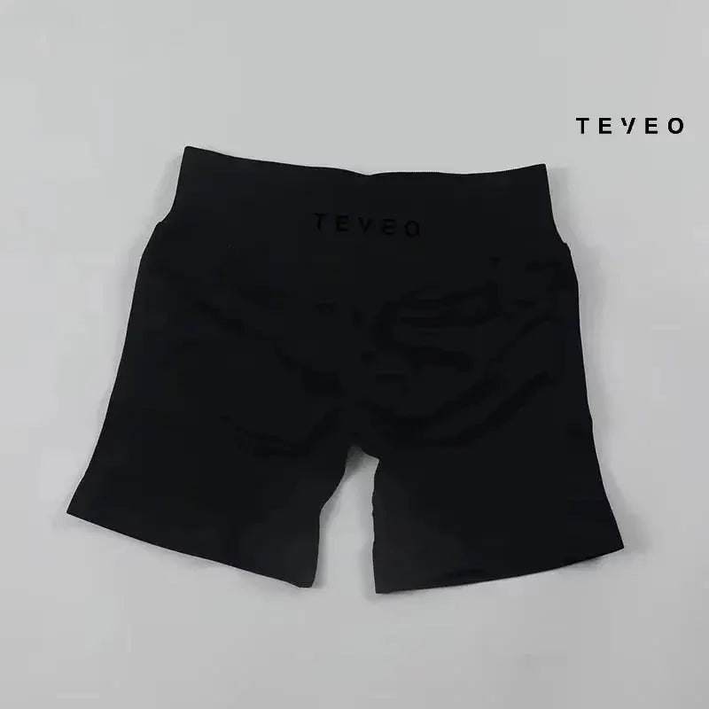 2025Teeveo Damen Radsport-Shorts, hochintensive Fitness-Shorts über Sport-Shorts, Pfirsich-Po-Lift-Leggings Ethics Sports