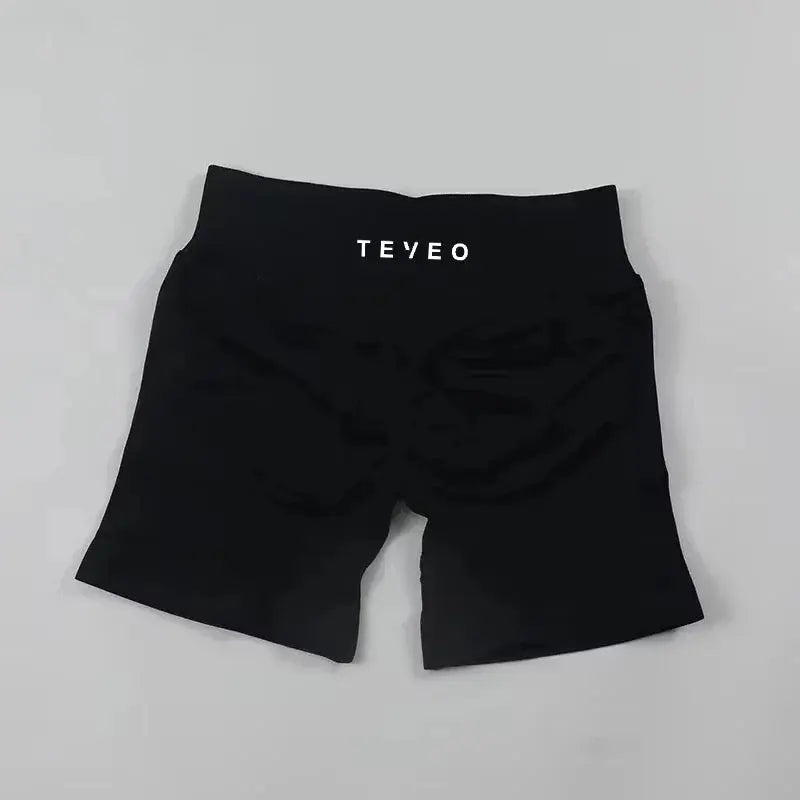 2025Teeveo Damen Radsport-Shorts, hochintensive Fitness-Shorts über Sport-Shorts, Pfirsich-Po-Lift-Leggings Ethics Sports