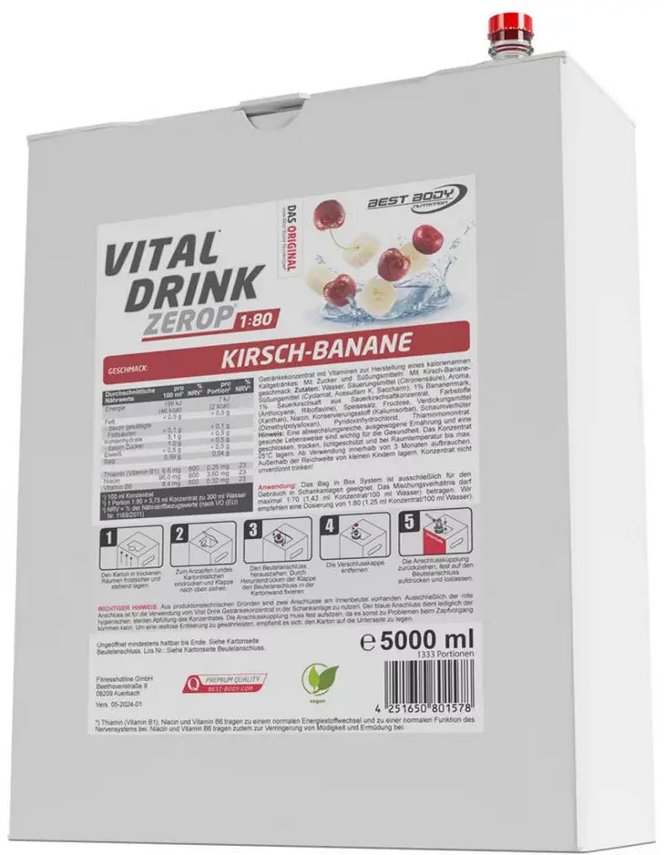 Best Body Nutrition Vital Drink Zerop, viele Geschmacksrichtungen Metasport