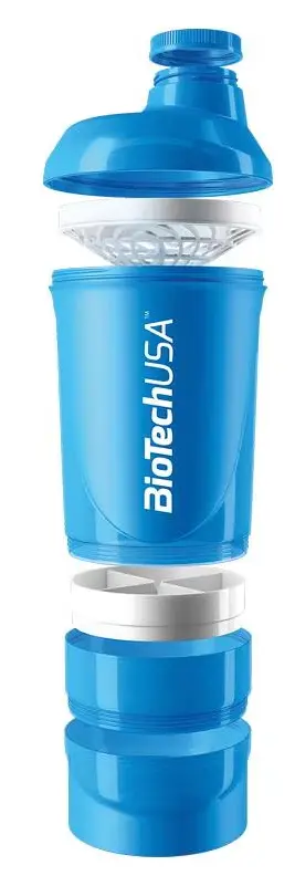 BioTech USA Shaker Wave+, 600 ml (+200 ml +150 ml) Metasport