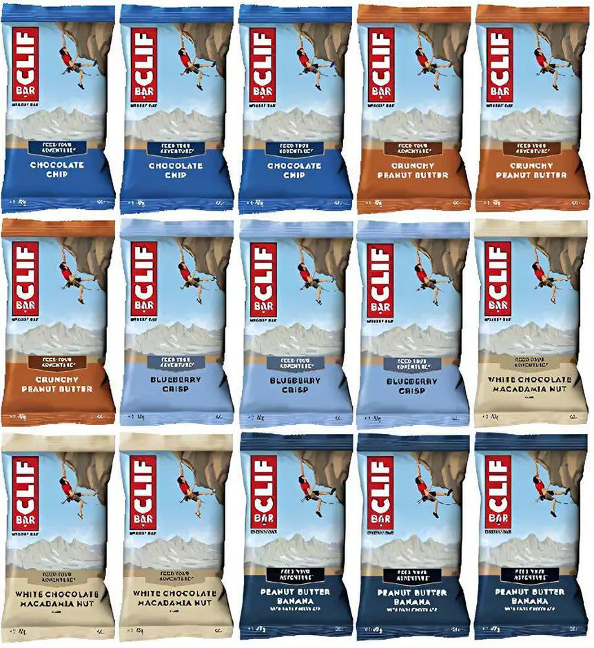 Clif Energy Bar, 15 x 68 g Riegel in verschiedenen Geschmacksrichtungen Metasport