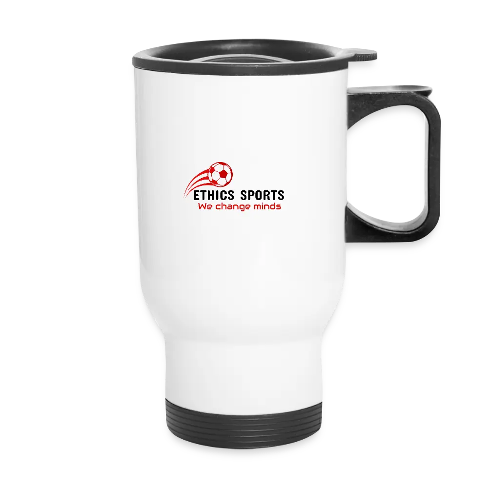 ETHICS SPORTS Thermobecher mit Tragegriff - Weiß