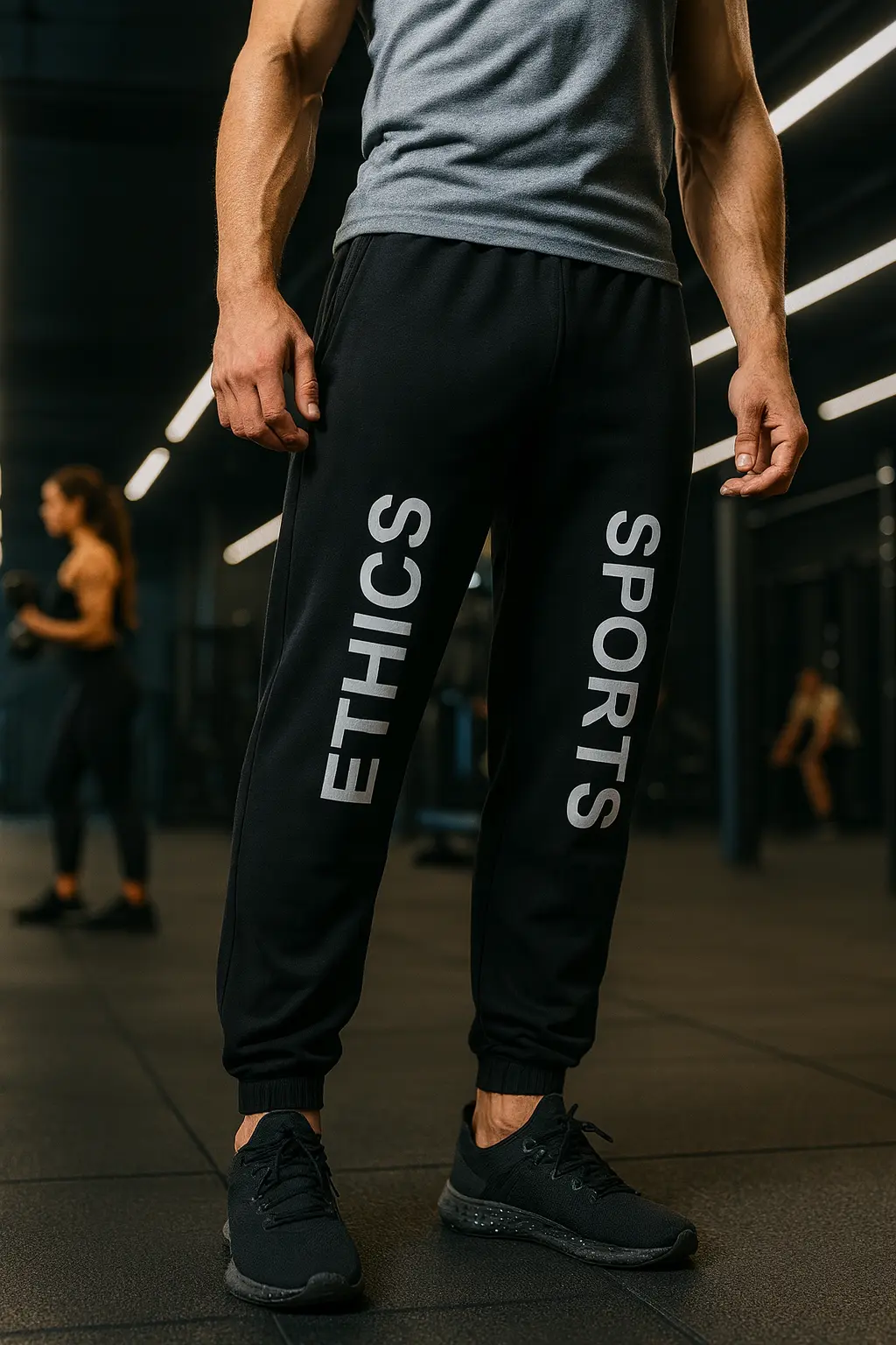 ETHICS SPORTS - bequeme Jogginghose (schwarz) SPOD
