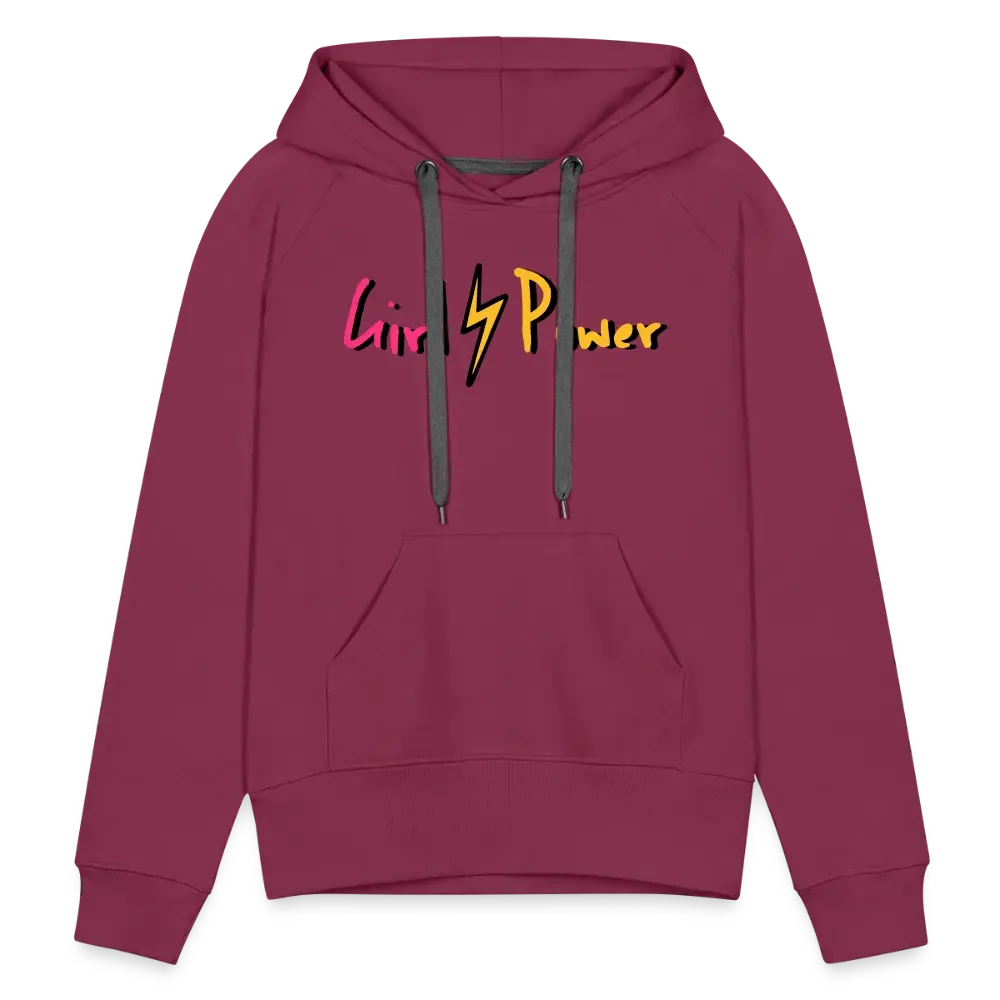 Individueller Frauen Premium Hoodie - Bordeaux