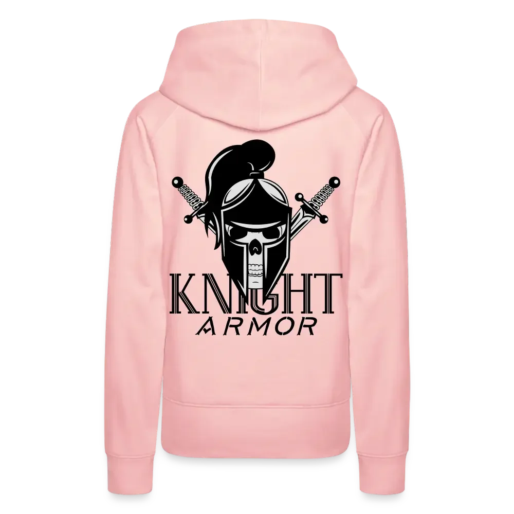Individueller Frauen Premium Hoodie - Kristallrosa