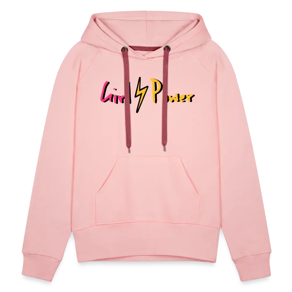 Individueller Frauen Premium Hoodie - Kristallrosa