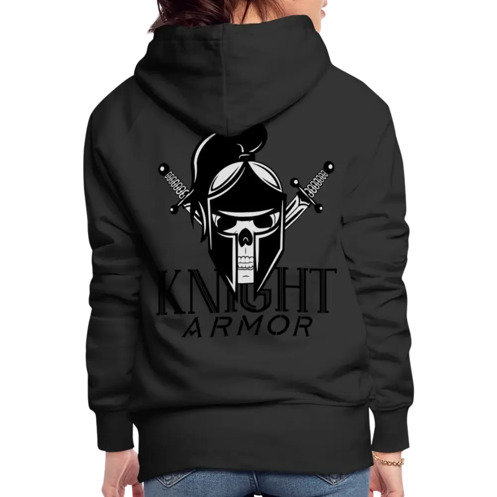 Individueller Frauen Premium Hoodie - Schwarz