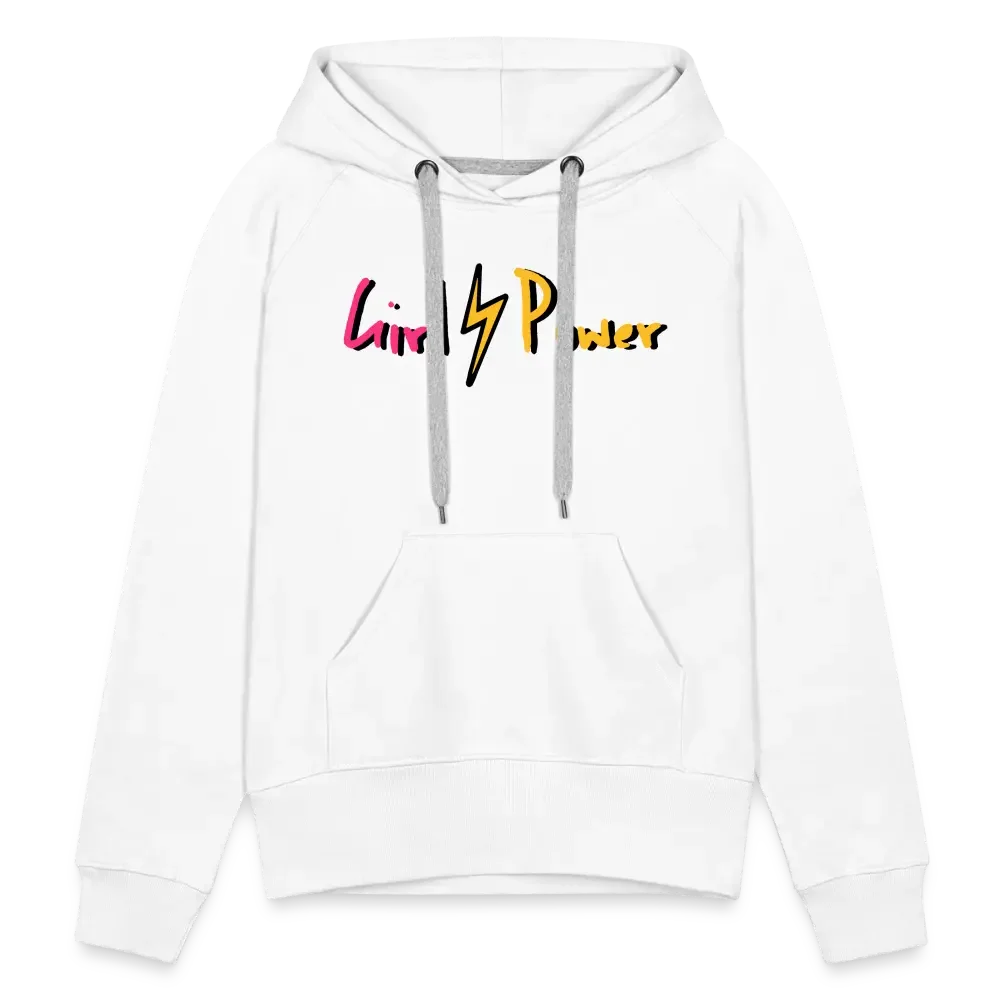 Individueller Frauen Premium Hoodie - weiß