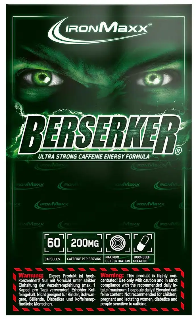 IronMaxx Berserker, 60 Kapseln Metasport