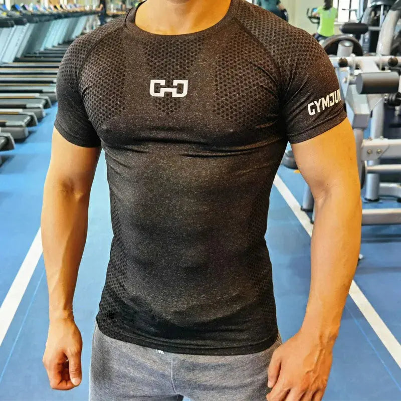 Men's Quick Dry Sport / Fitness T-shirt mit Short Sleeve Ethics-Sports