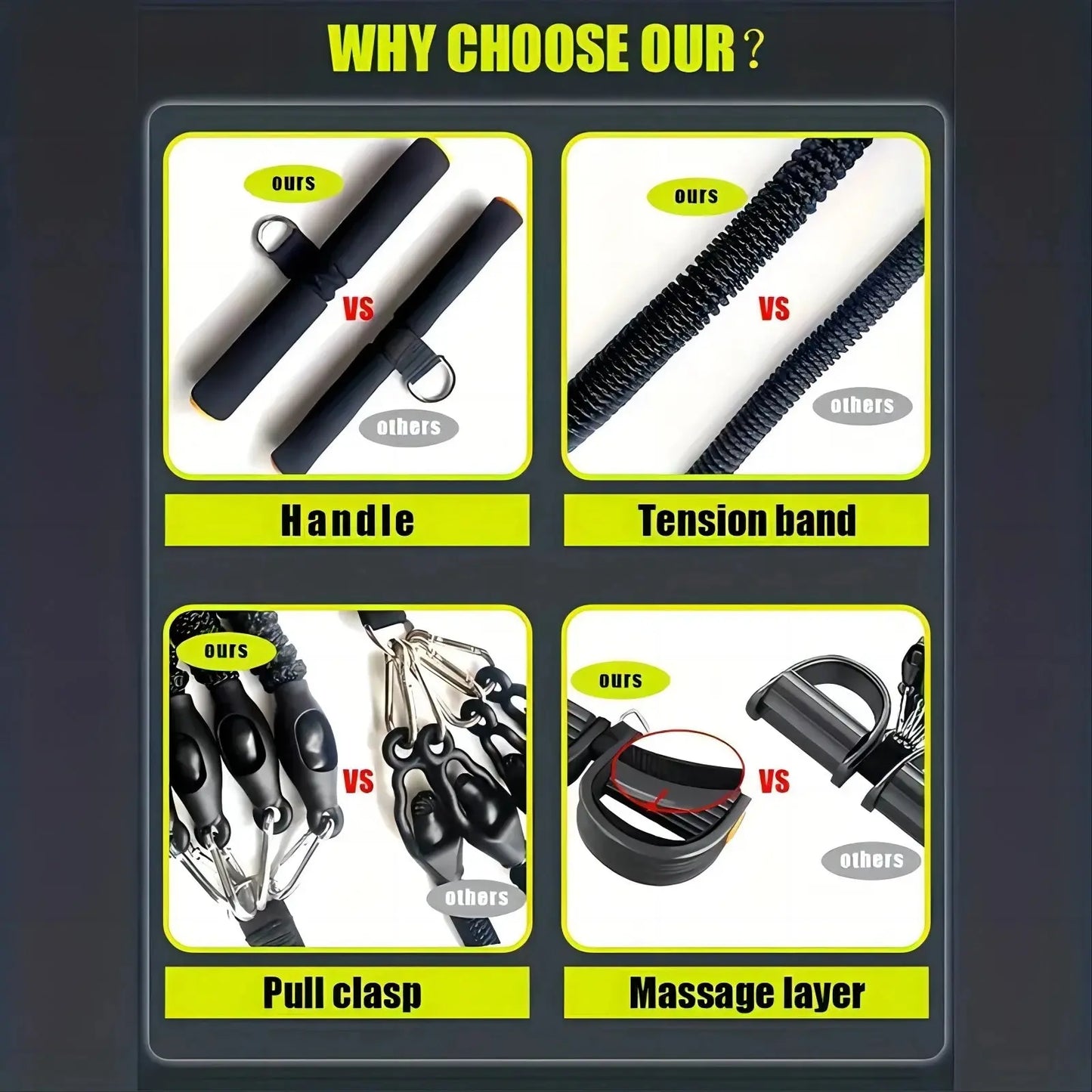 Pedal Spannung Seil Puller Workout Ausrüstung Elastische Widerstand Band Schaum Stretch Fitness Gym Maschinen Hause Ethics Sports