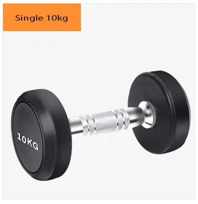 Round Rubber Coated Steel Dumbbell for Men and Women, Special Fitness Equipment, Classic, 5kg-20kg Ethics-Sports