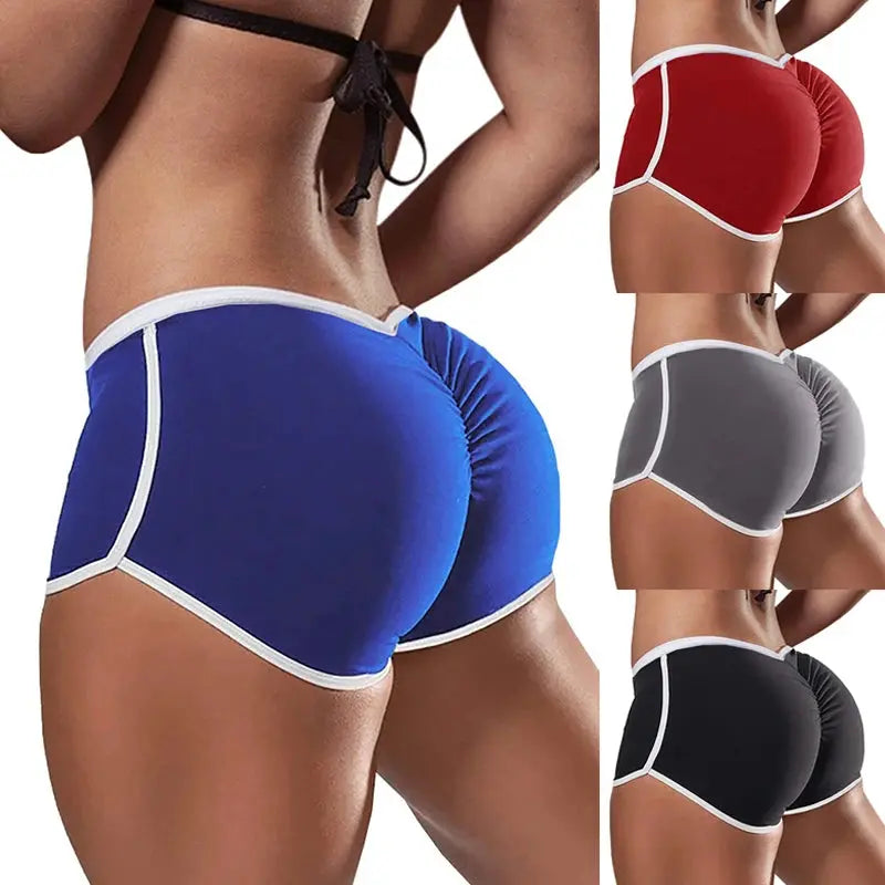 Women Summer Sports Fitness Skinny Slim Shorts Causal Yoga Shorts Shorts Low Waist Stretchy Gym Clothing Short Pants Ethics-Sports