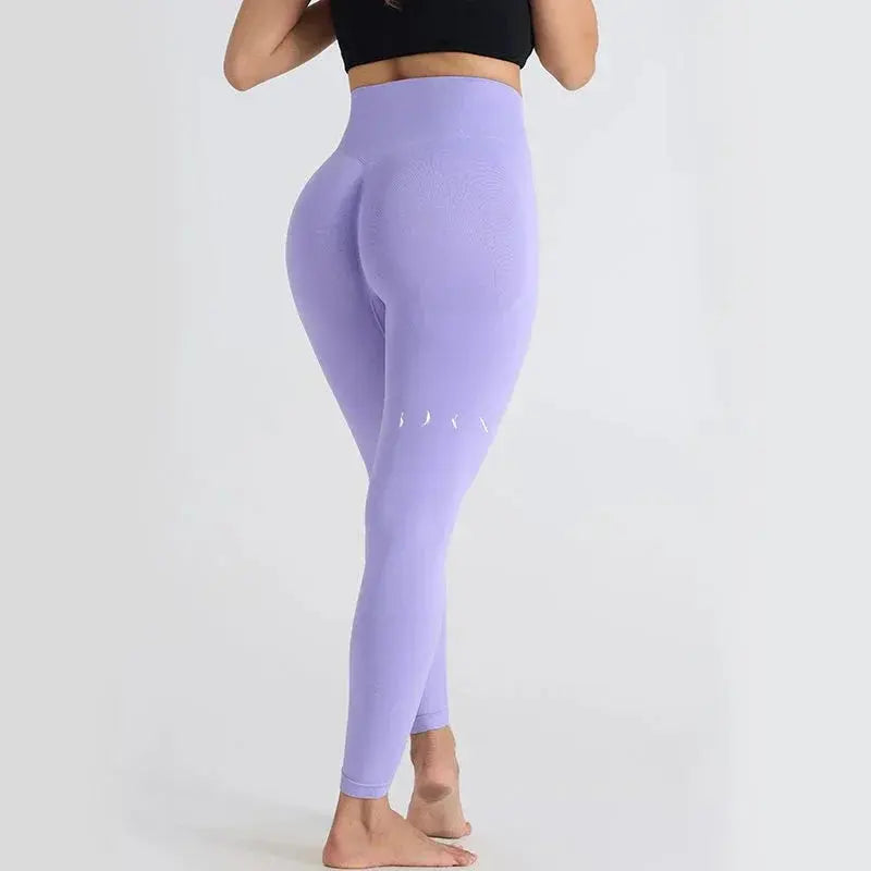 Women's High Waist Yoga Pants Gym Seamless Casual Sports Running Breathable Comfortable Slim-fit Hip Lift Stretching Yoga Pants Ethics-Sports