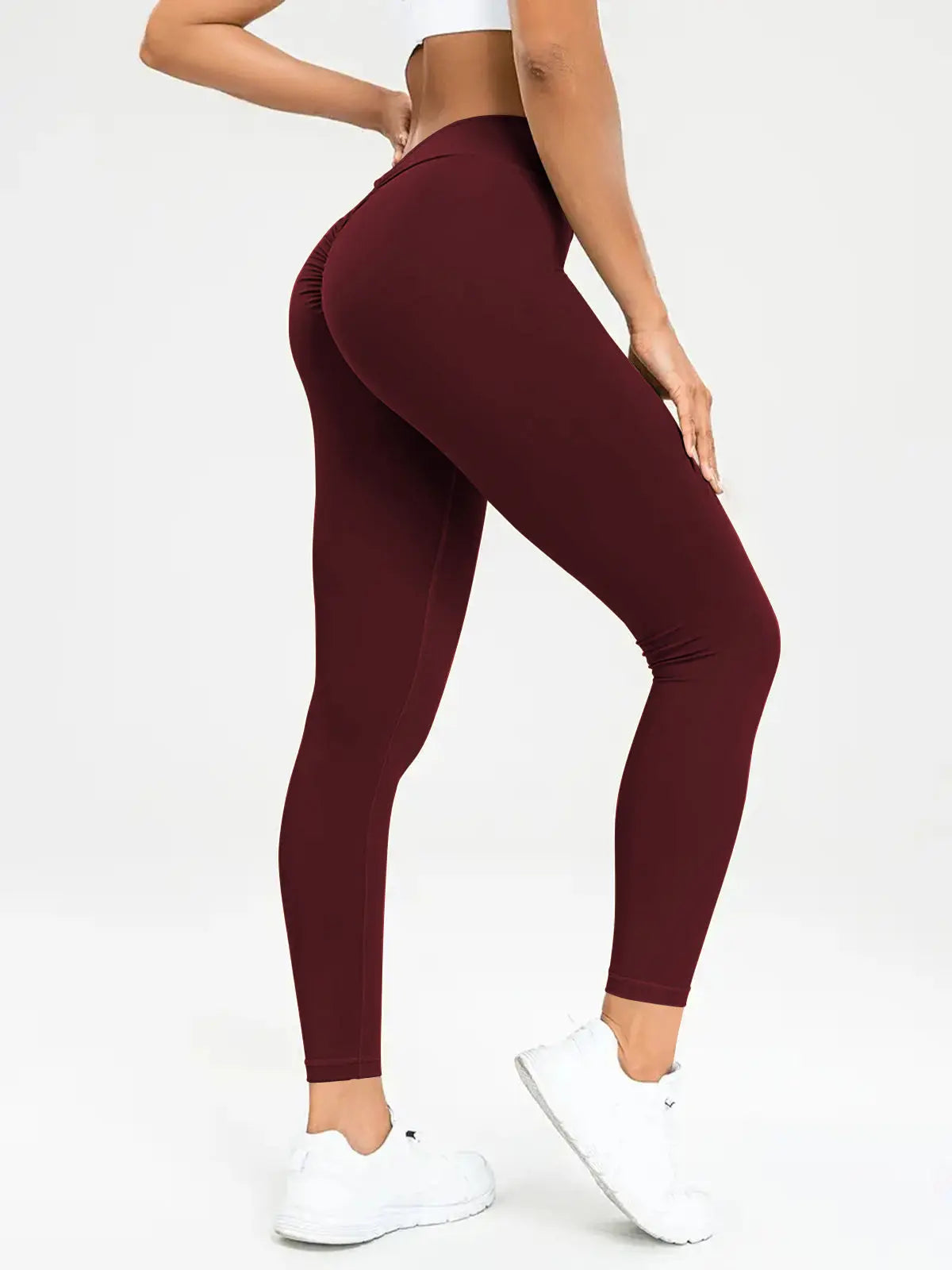 Women's Yoga Pants High Waist Lift High Elastic Tight Fitness Trousers Metasport