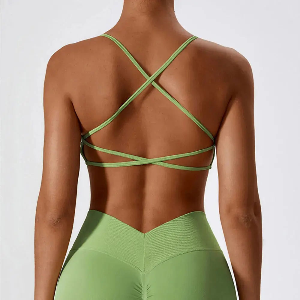 Yoga Women Sports / Fitness Bra-Crop Top / Breathable / Shockproof / Push up Ethics-Sports