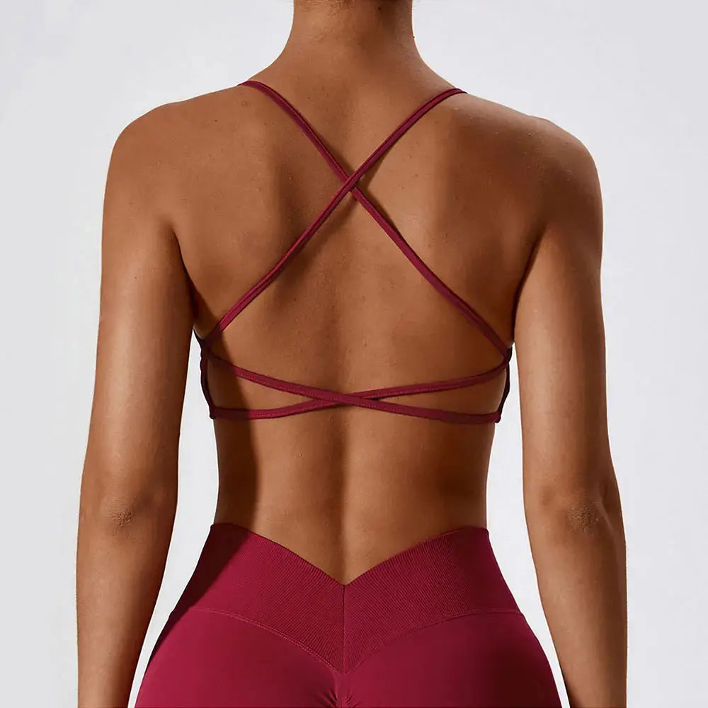 Yoga Women Sports / Fitness Bra-Crop Top / Breathable / Shockproof / Push up Ethics-Sports