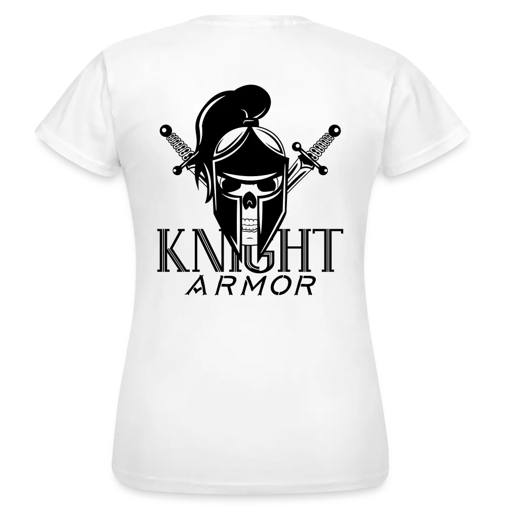 individuelles Frauen Standard T-Shirt - weiß