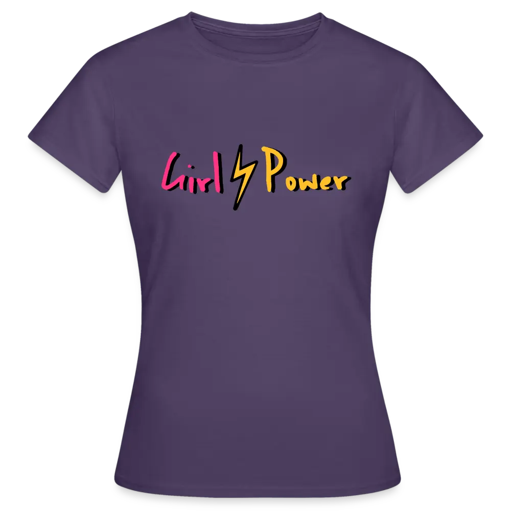 individuelles Frauen Standard T-Shirt - Dunkellila