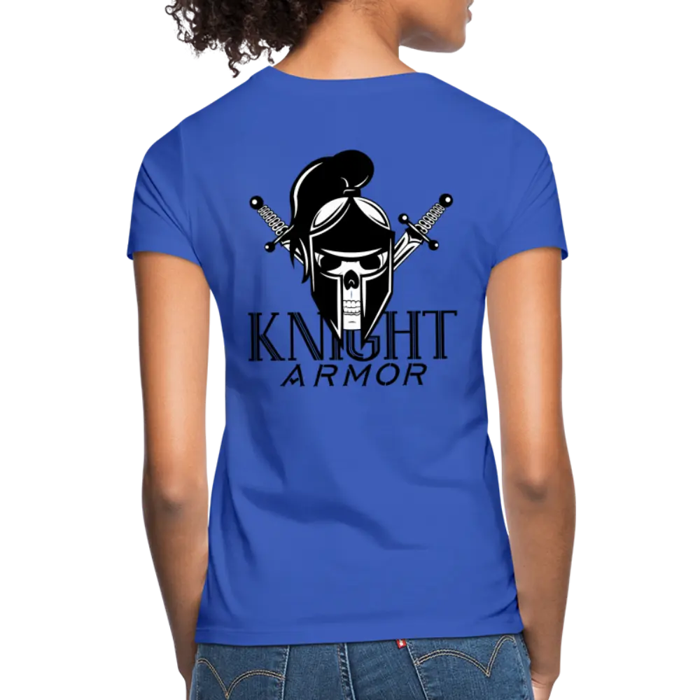 individuelles Frauen Standard T-Shirt - Royalblau
