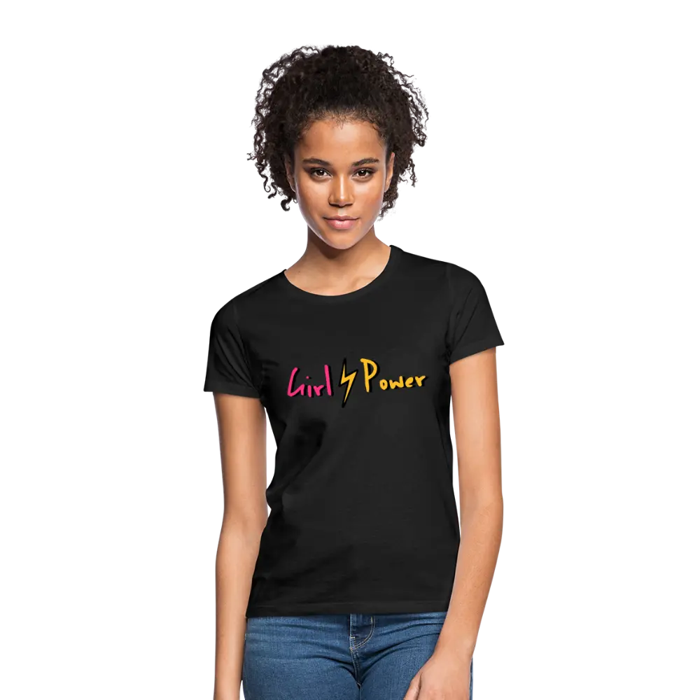 individuelles Frauen Standard T-Shirt - Schwarz