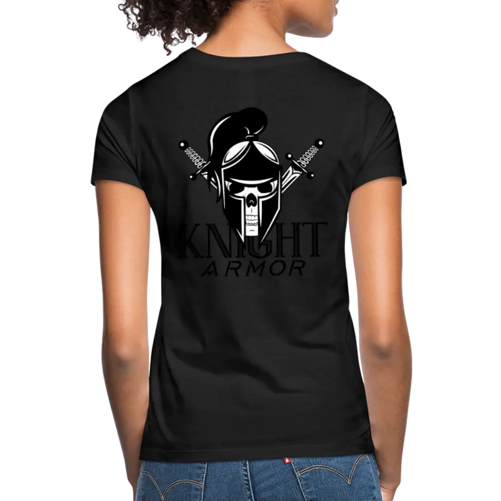 individuelles Frauen Standard T-Shirt - Schwarz