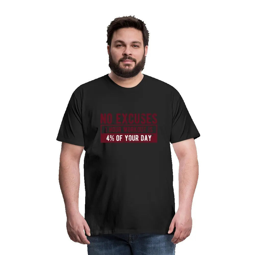 Männer Premium T-Shirt "No Excuses" SPOD