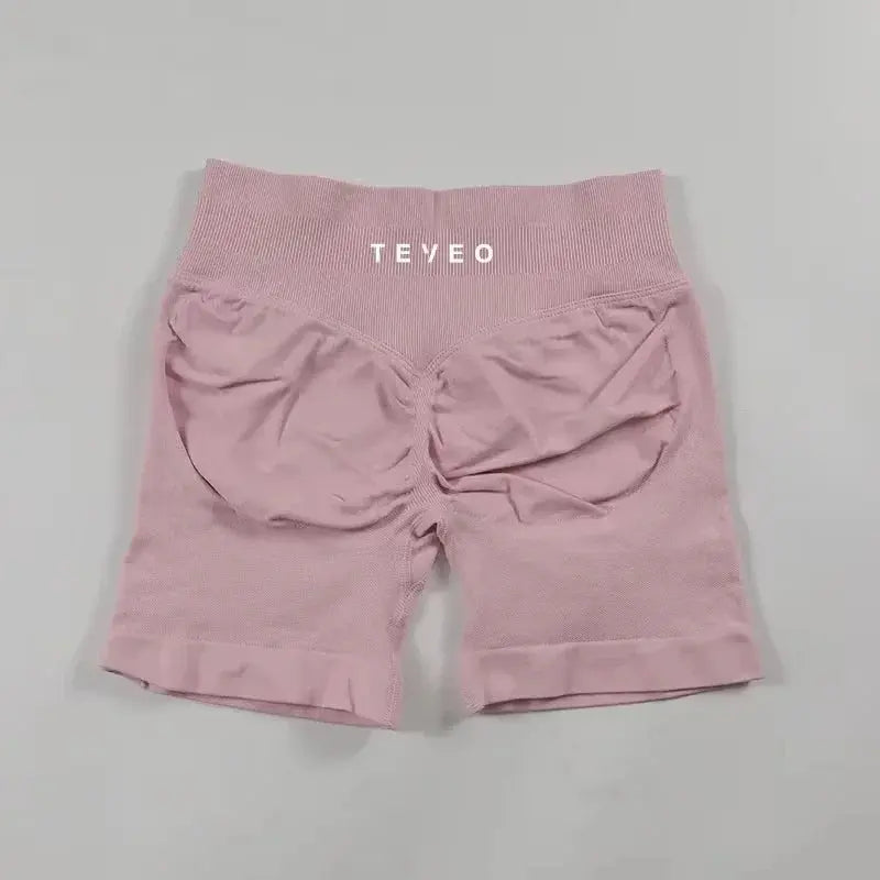 2025Teeveo Damen Radsport-Shorts, hochintensive Fitness-Shorts über Sport-Shorts, Pfirsich-Po-Lift-Leggings Ethics Sports