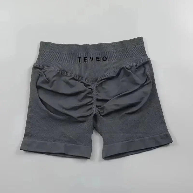 2025Teeveo Damen Radsport-Shorts, hochintensive Fitness-Shorts über Sport-Shorts, Pfirsich-Po-Lift-Leggings Ethics Sports