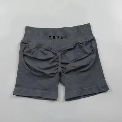 2025Teeveo Damen Radsport-Shorts, hochintensive Fitness-Shorts über Sport-Shorts, Pfirsich-Po-Lift-Leggings Ethics Sports
