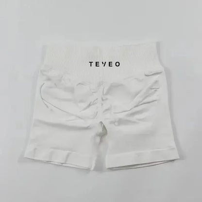 2025Teeveo Damen Radsport-Shorts, hochintensive Fitness-Shorts über Sport-Shorts, Pfirsich-Po-Lift-Leggings Ethics Sports