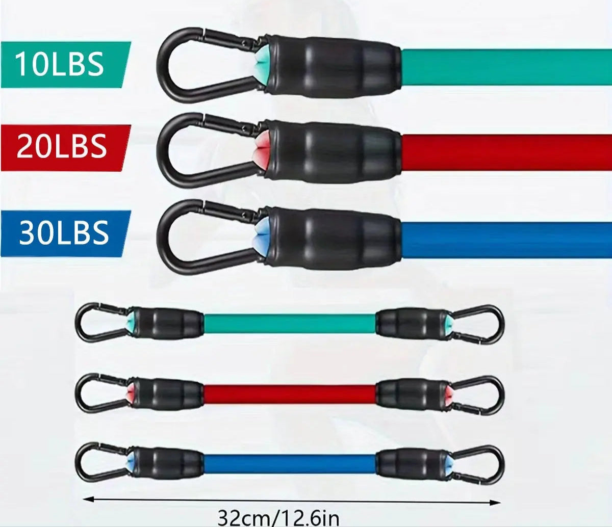 Ankle Strap Resistance Bands Hip Leg Strength Pull Rope Fitness Elastic Training Home Yoga Pilate Crossfit Workout Gym Equipment Metasport