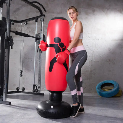 Aufblasbarer Stand-/Trainingssack zum Boxen / Fitness / Kampfsport (FAST DELIVERY) Thor Athletics