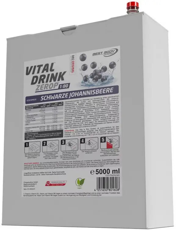 Best Body Nutrition Vital Drink Zerop, viele Geschmacksrichtungen Metasport