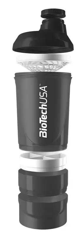 BioTech USA Shaker Wave+, 600 ml (+200 ml +150 ml) Metasport