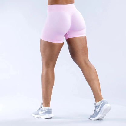 Booty Scrunch Butt Lifting Seamless Yoga Shorts Naked Feel Leggings Squat Proof Comfort Fitness Gym Tights Shorts Women Gym Ethics-Sports