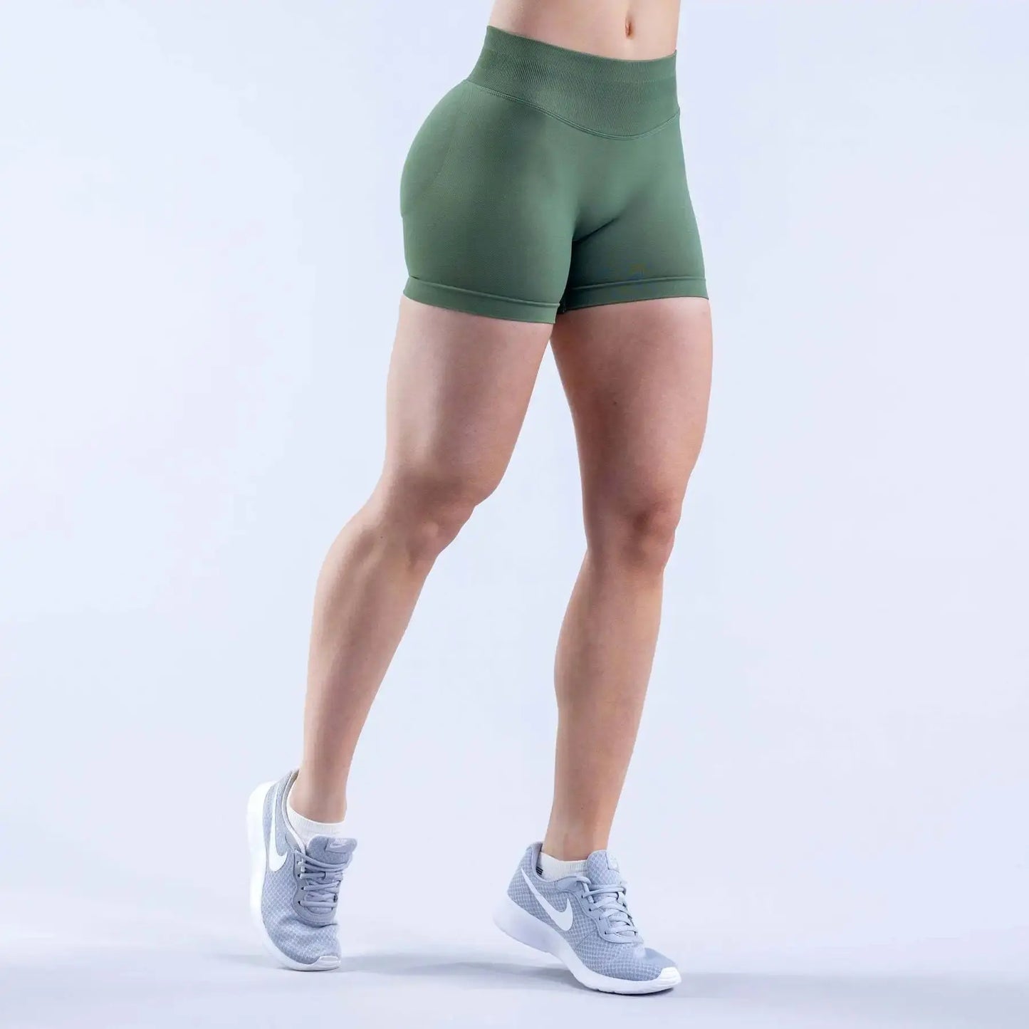 Booty Scrunch Butt Lifting Seamless Yoga Shorts Naked Feel Leggings Squat Proof Comfort Fitness Gym Tights Shorts Women Gym Ethics-Sports