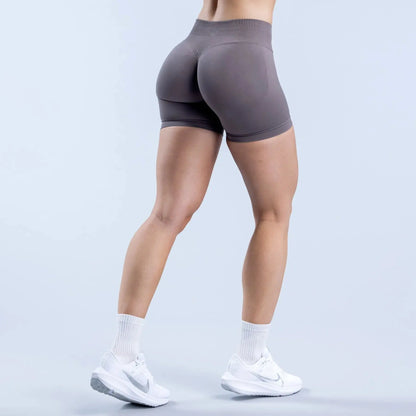 Booty Scrunch Butt Lifting Seamless Yoga Shorts Naked Feel Leggings Squat Proof Comfort Fitness Gym Tights Shorts Women Gym Ethics-Sports