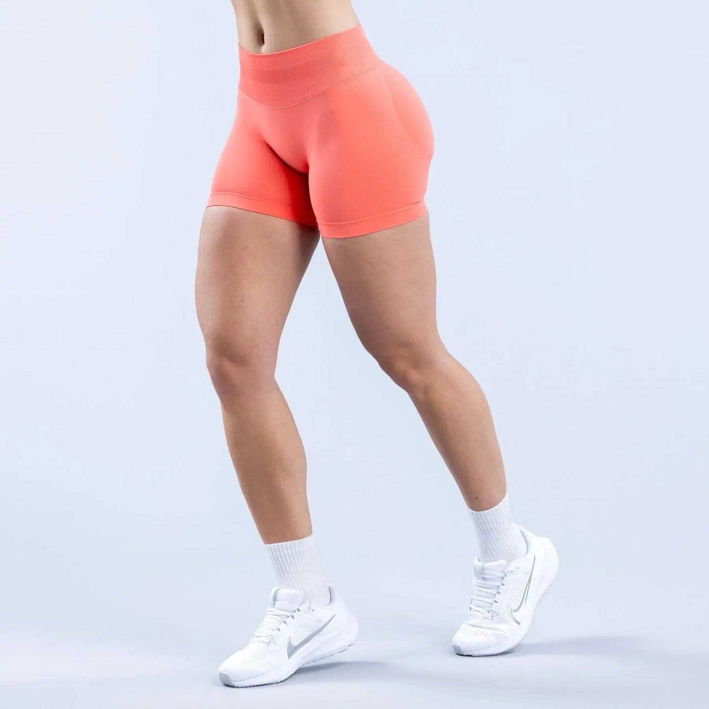 Booty Scrunch Butt Lifting Seamless Yoga Shorts Naked Feel Leggings Squat Proof Comfort Fitness Gym Tights Shorts Women Gym Ethics-Sports