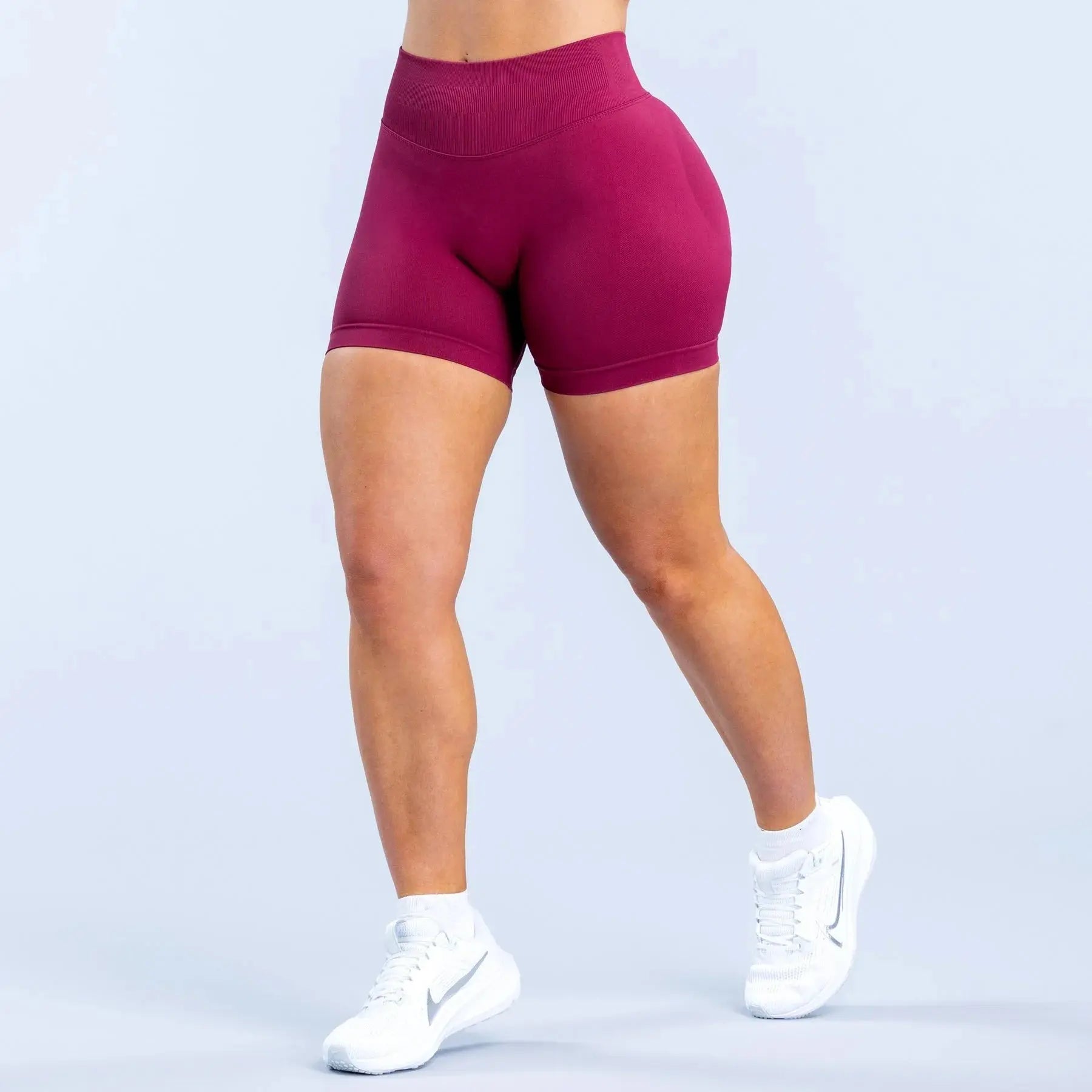 Booty Scrunch Butt Lifting Seamless Yoga Shorts Naked Feel Leggings Squat Proof Comfort Fitness Gym Tights Shorts Women Gym Ethics-Sports