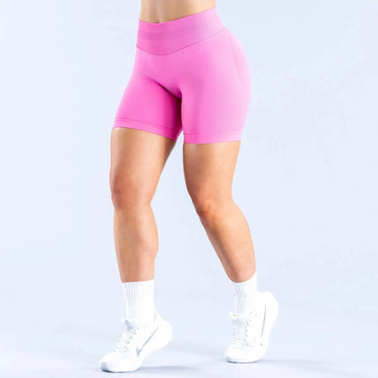 Booty Scrunch Butt Lifting Seamless Yoga Shorts Naked Feel Leggings Squat Proof Comfort Fitness Gym Tights Shorts Women Gym Ethics-Sports