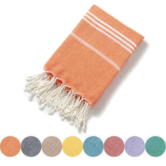 Cotton Turkish Beach Towel 90*180CM kitchen Soft Absorbent Travel Portable Towel Sauna Spa Gym sports Fitness Fringed Bath Towel Ethics-Sports