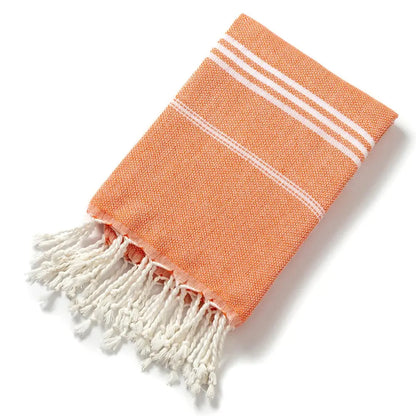 Cotton Turkish Beach Towel 90*180CM kitchen Soft Absorbent Travel Portable Towel Sauna Spa Gym sports Fitness Fringed Bath Towel Ethics-Sports