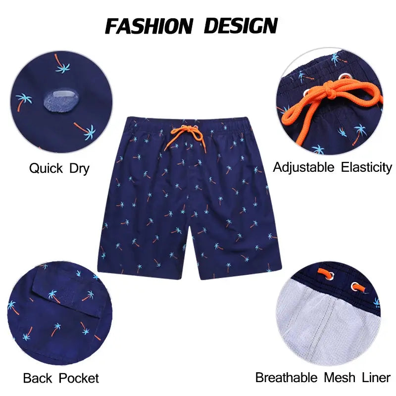 DATIFER Men Beach Shorts Ethics-Sports