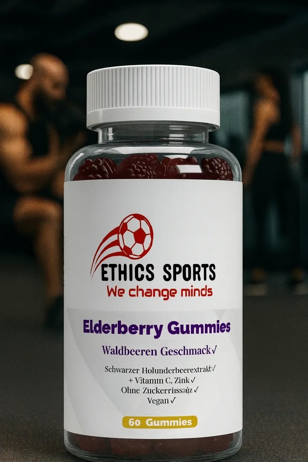 ETHICS SPORTS - Elderberry + Vitamin C + Zink Gummies - 60 Stk. ChanceToBrand