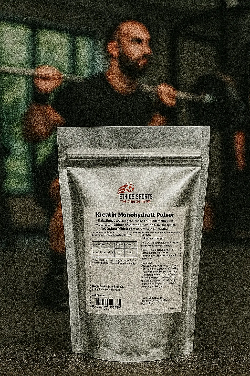 ETHICS SPORTS - Kreatin Monohydrat - 1000g Doypack ChanceToBrand