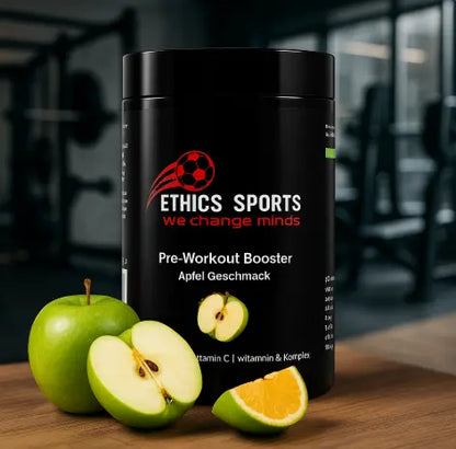 ETHICS SPORTS - Pre-Workout Booster Apfel - 520g ChanceToBrand