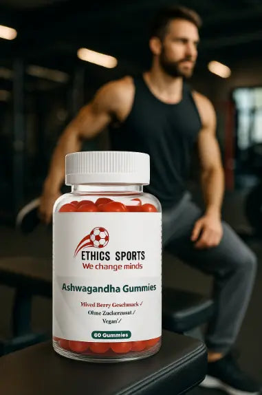 ETHICS SPORTS - Premium Ashwagandha Gummies 300 + Vitamin B6,- 60 Stk ChanceToBrand