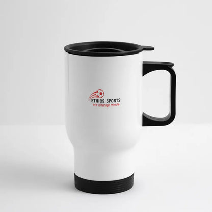ETHICS SPORTS Thermobecher mit Tragegriff - Weiß
