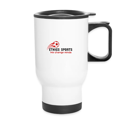 ETHICS SPORTS Thermobecher mit Tragegriff - Weiß